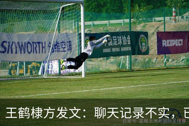 王鹤棣方发文：聊天记录不实，已报案