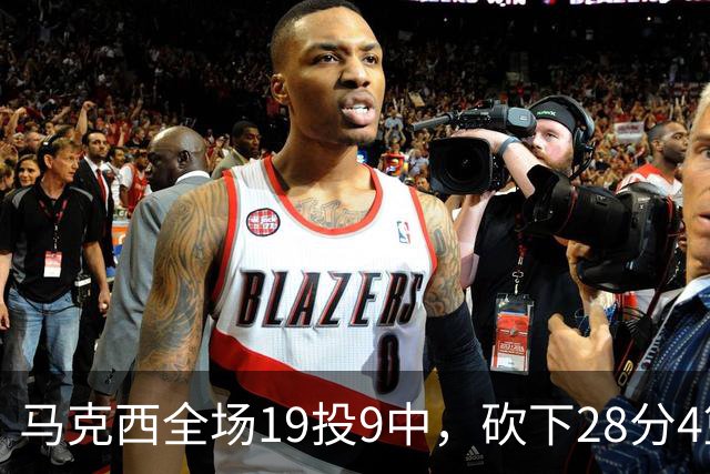 马克西全场19投9中，砍下28分4篮板5助攻3抢断3封盖