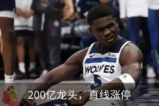 200亿龙头，直线涨停